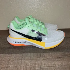 MNike ZoomX Ultrafly Trail “Summit White Vapor Green”- Size 8.5 Men.