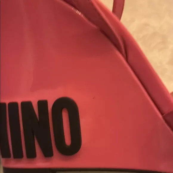 Moschino Pink Wedge Heels with Strappy Design