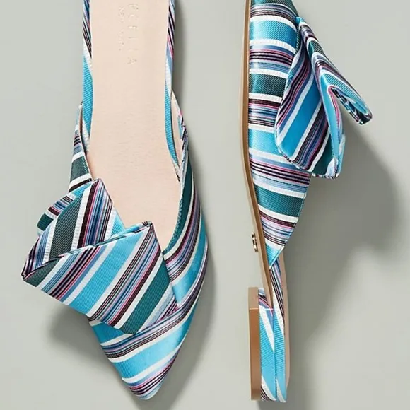 Multicolor Stripe Cecelia New York Mules (NWT)