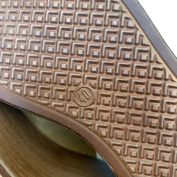 Musse &amp; Cloud Brown Suede Boho Mules Slide size 40 US 10