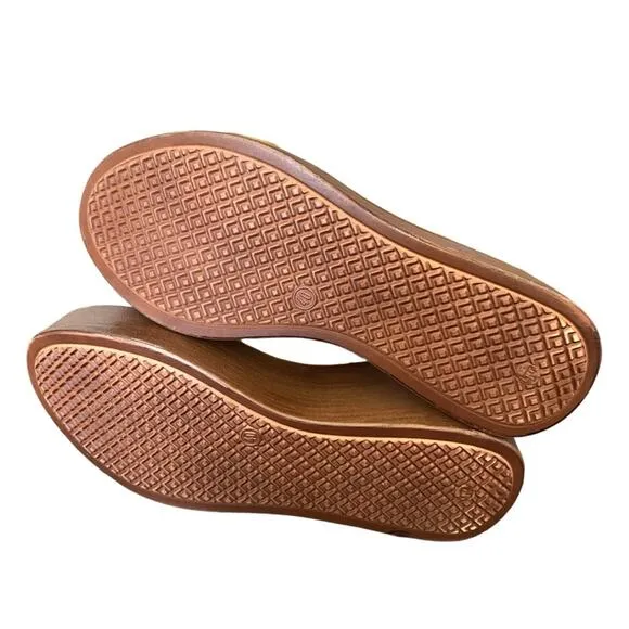 Musse &amp; Cloud Brown Suede Boho Mules Slide size 40 US 10