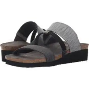 Naot Brenda Gray/Black Fashion Slides Size 40/9