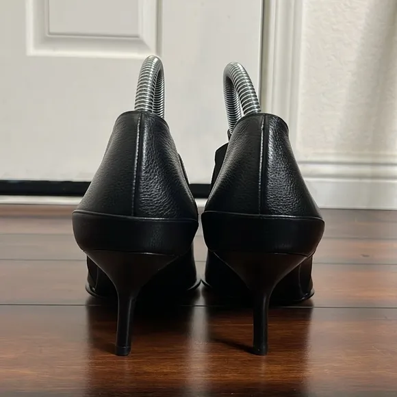 Narciso Rodriguez Leather Booties Shoes Pointed Toe sz 40 Quiet Luxury Old MOney