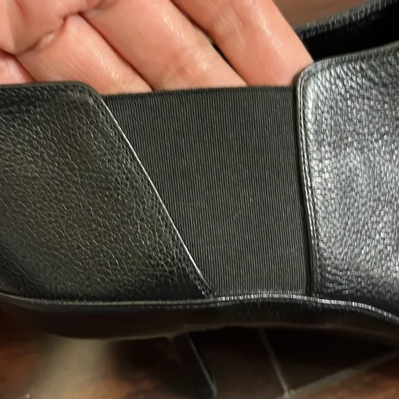 Narciso Rodriguez Leather Booties Shoes Pointed Toe sz 40 Quiet Luxury Old MOney