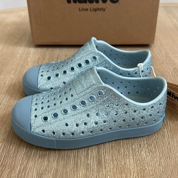 Native Jefferson Bling Air Bling Oxygen Blue Toddler Child 11