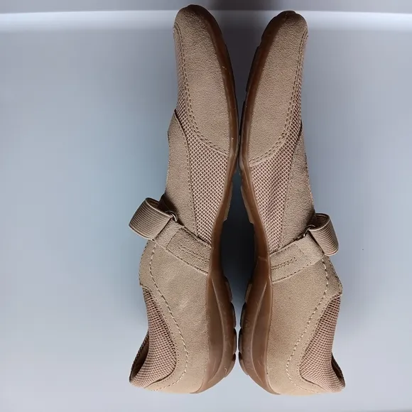 Naturalizer Francine Leather Shoes Adjustable Criss-Cross Straps Tan Size 11M