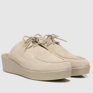 NATURALIZER Taline Womens Leather Slip On Mules In Porcelain