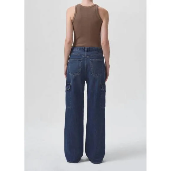 NEW AGOLDE minka cargo jeans in path