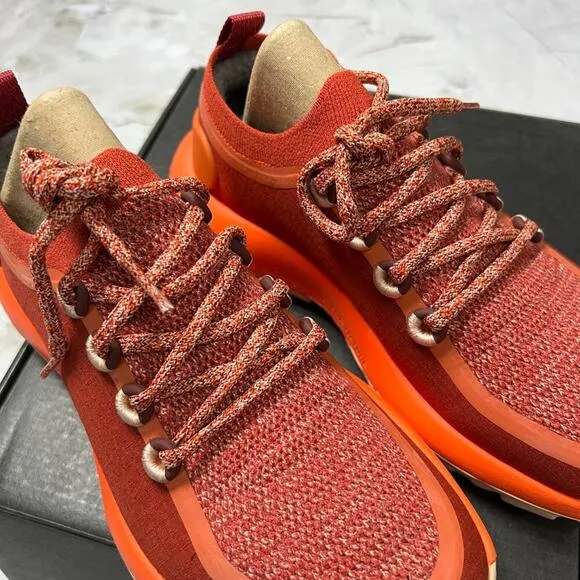 NEW Allbirds Women's 7.5 Trail Runners SWT Diablo Red Hiking Run Shoes Sneakers