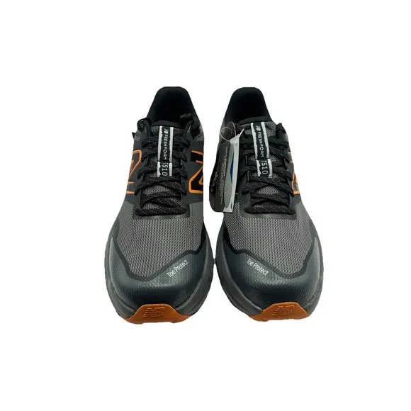 New Balance Fresh Foam T510 Trail Running Shoe Men 10 Black Grey MT510OS6