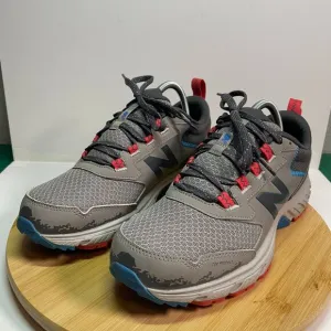 New Balance Men 9 510 V5 Gray Blue Red Trail Running Shoes Sneaker Cushioned