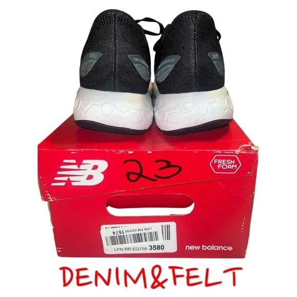 New Balance Men's Fresh Foam X 880 V12 Running Shoe/Sneakers | Black | NEW/NIB!!