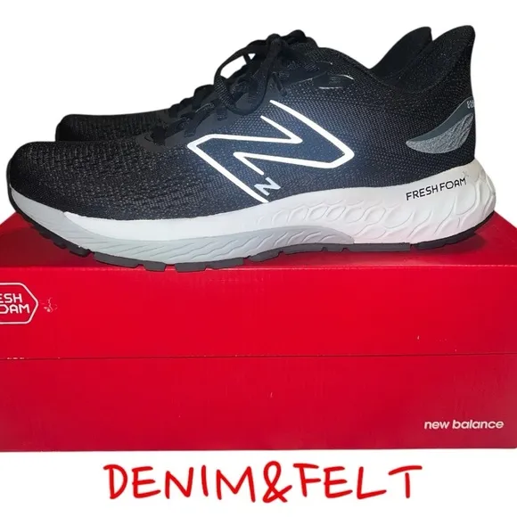 New Balance Men's Fresh Foam X 880 V12 Running Shoe/Sneakers | Black | NEW/NIB!!