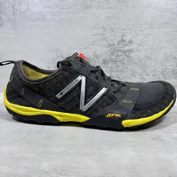 New Balance Minimus 10v1 Vibram Trail Running Shoes - Men's Size 8.5 - Black