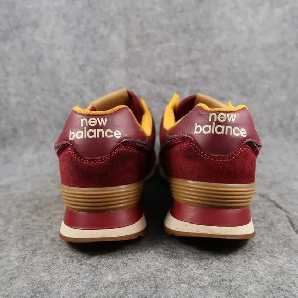 New Balance Shoes Mens 8.5 Sneakers 574 Leather Trainer Athletic Trail Lifestyle