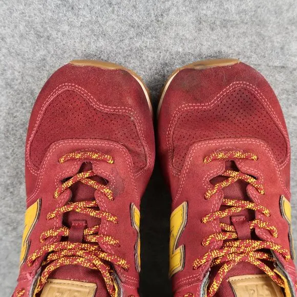 New Balance Shoes Mens 8.5 Sneakers 574 Leather Trainer Athletic Trail Lifestyle
