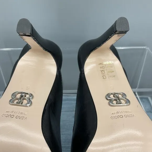 NEW Beautiisoles by Robyn Shreiber Women’s Lisa Pointed Toe Mules Black Size 5