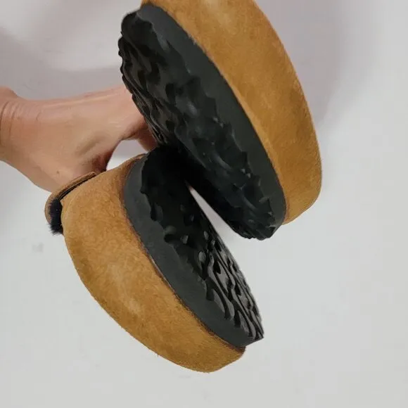NEW Birkenstock Boston Shearling Mules Womens 39 8/8.5 Wide Suede Cozy Comfort