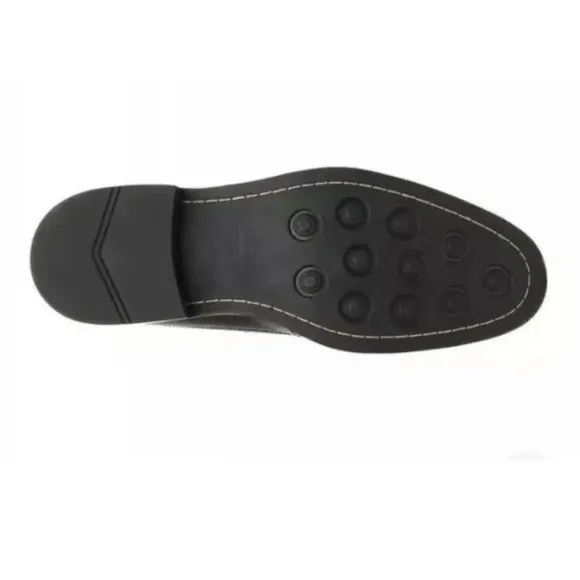 New Blake Mckay pierce wingtip oxford dress shoes black sz 8 11.5 Leather