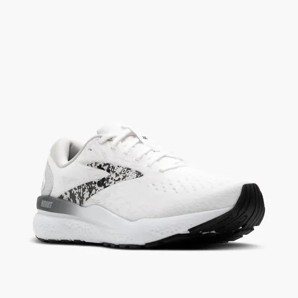 NEW BROOKS women's ghost 16 shoes in white/oyster/lava