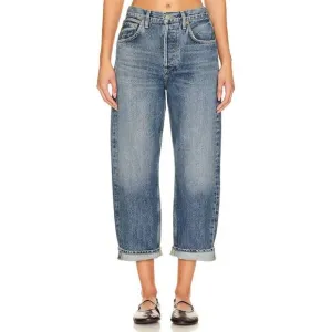 NEW CITIZENS OF HUMANITY dahlia bow leg baby roll jeans in brielle