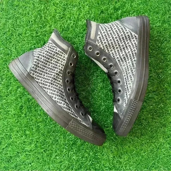🍀New Converse Chuck Taylor All Star Ctas Hi Black / Black