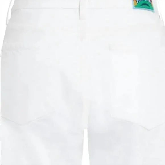 NEW DAILY BLUE adriano goldshmied ag mantra wide leg barrel jeans in white