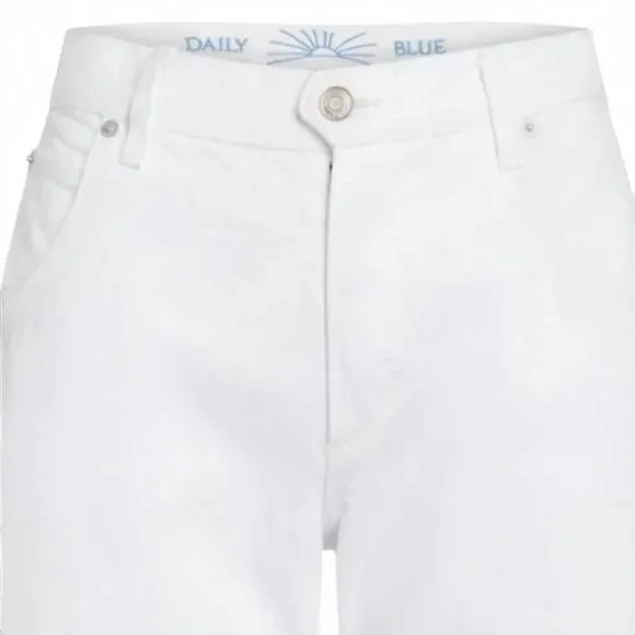 NEW DAILY BLUE adriano goldshmied ag mantra wide leg barrel jeans in white