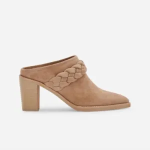 NEW DOLCE VITA serla suede mules in truffle suede