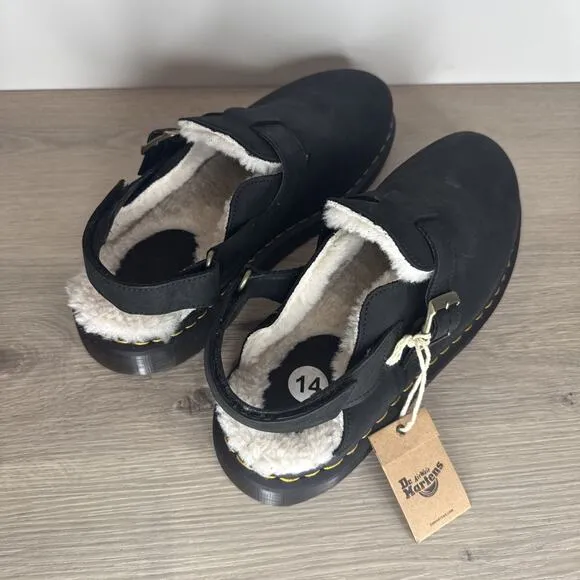 New Dr. Martens Jorge II Faux Fur Slingback Mule Men's Size 14