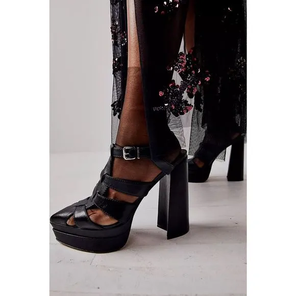 NEW Flora Fisherman Platform Heels Size 9.5