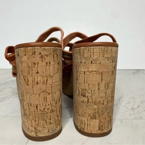 New! Free People Lisbon Cork Platform Mule 41