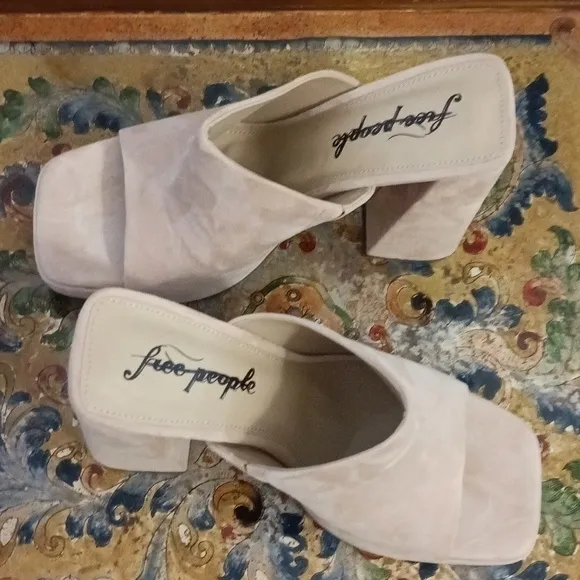 New Free People Margo Suede Mules