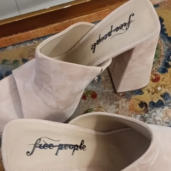 New Free People Margo Suede Mules