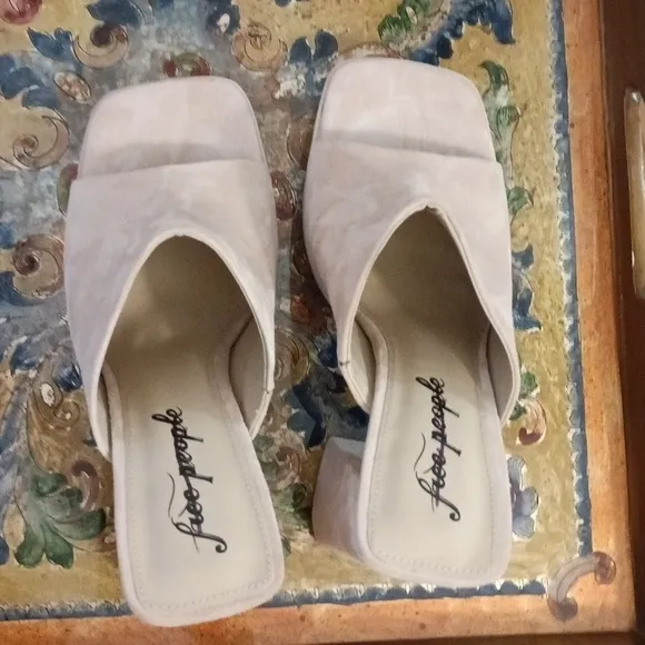 New Free People Margo Suede Mules