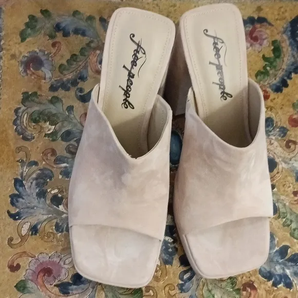 New Free People Margo Suede Mules