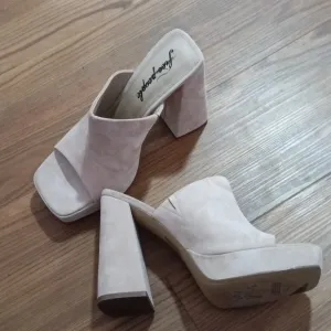New Free People Margo Suede Mules