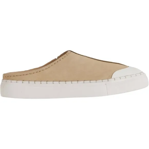 NEW Free People Womens Juno Slip-On Sport Sneaker in Cafe Suede  Comfort Boho