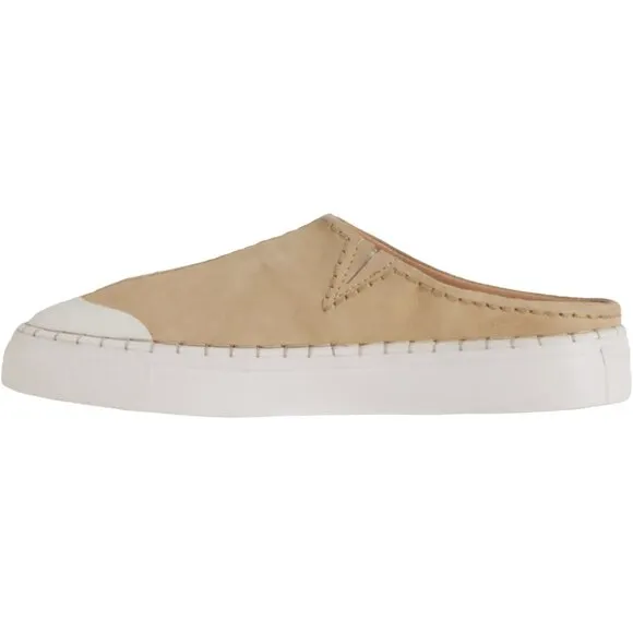 NEW Free People Womens Juno Slip-On Sport Sneaker in Cafe Suede  Comfort Boho