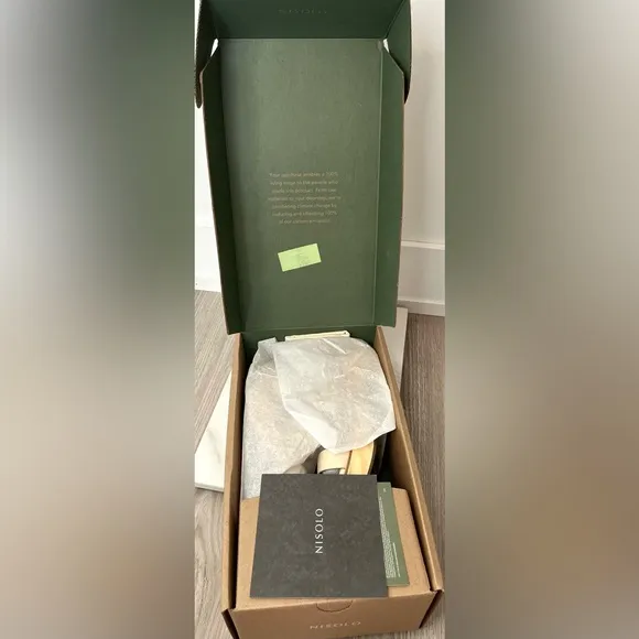 New in box! Nisolo Heeled Ellie All Day Clogs in Bone