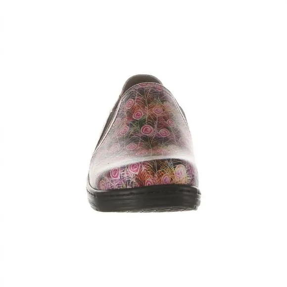 NEW KLOGS FOOTWEAR women's moxy clog in peacock canvas