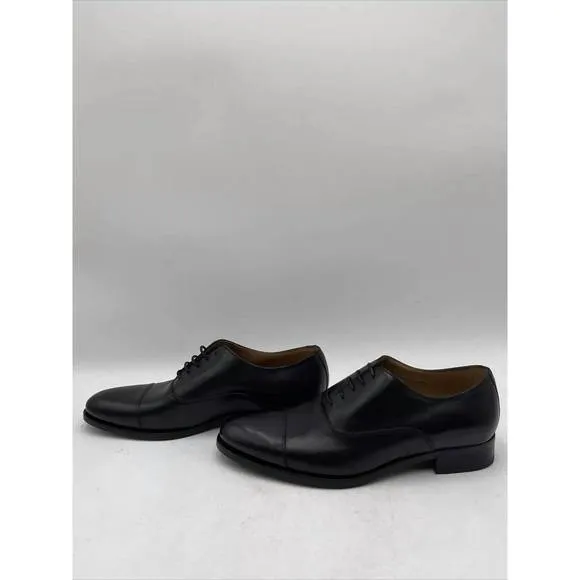 NEW TO BOOT NEW YORK men's forley cap-toe leather oxfords in black luc