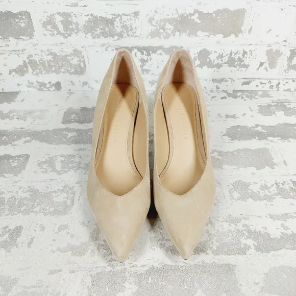 NEW Veronica Beard Lisa Pump 70 (Sand) Business Casual Heels i1019