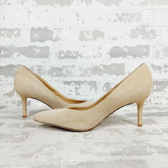 NEW Veronica Beard Lisa Pump 70 (Sand) Business Casual Heels i1019