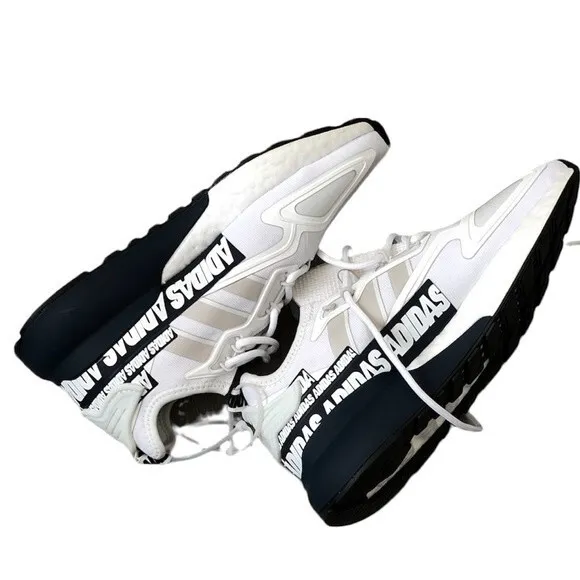 New w/ box Adidas ZX 2K Boost white Men's 7 EU 40 Women's 9