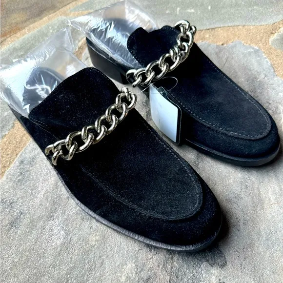 New🌟Free People-Vida Mules -black suede