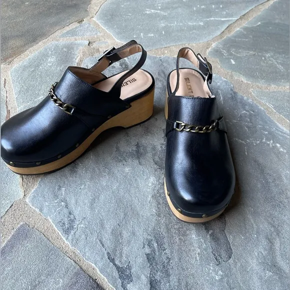 New🌟Silent D Georgia Slingback Heeled Clogs