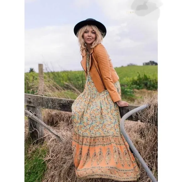 New~Spell &amp; The Gypsy Collective Delirium Maxi Boho Dress Size XS