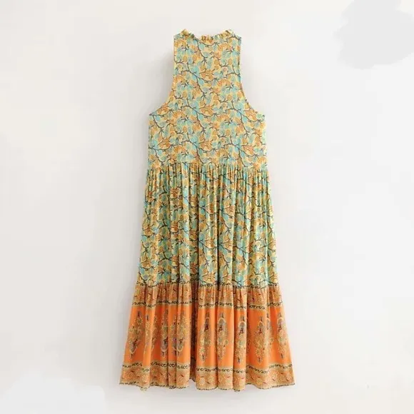 New~Spell &amp; The Gypsy Collective Delirium Maxi Boho Dress Size XS