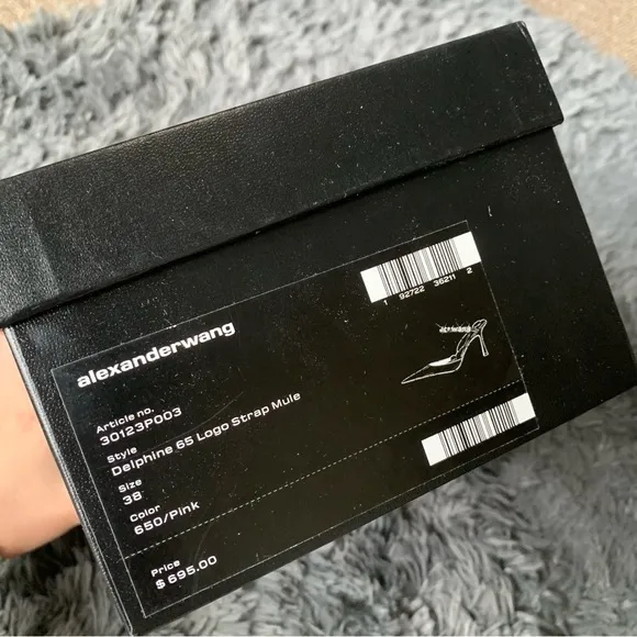 ▪️NIB Alexander Wang Delphine 65mm embellished mules